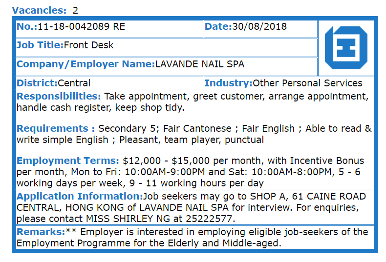 New Home Association Front Desk Lavande Nail Spa